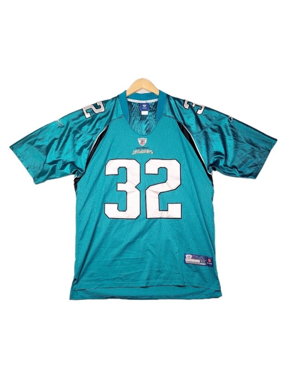 Reebok Sewn Maurice Jones Drew Jacksonville Jaguars Teal Size 56 On Field Jersey